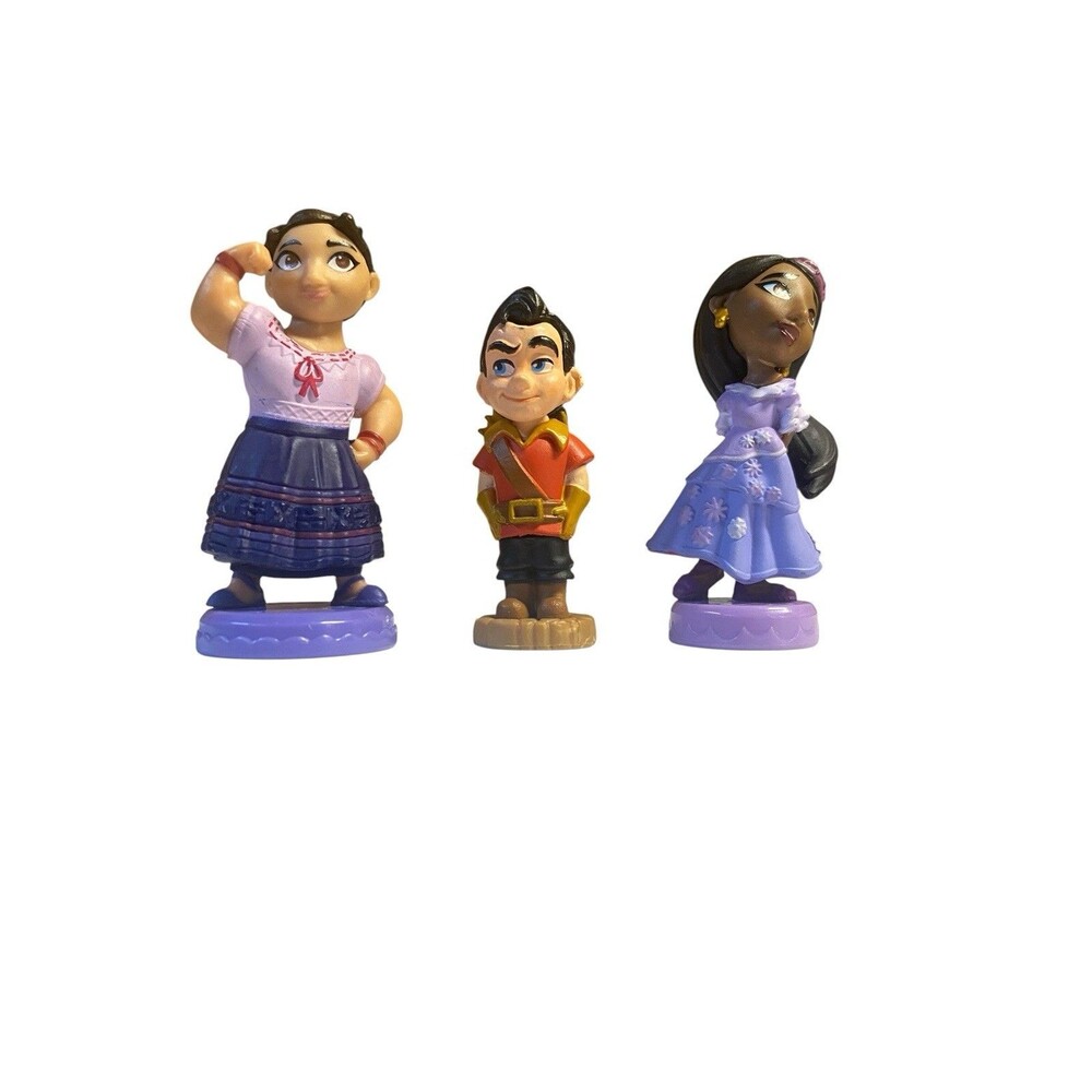 Set Of 3 Disney Encanto 2.5”&2” Vinyl Action Figures Cake Toppers